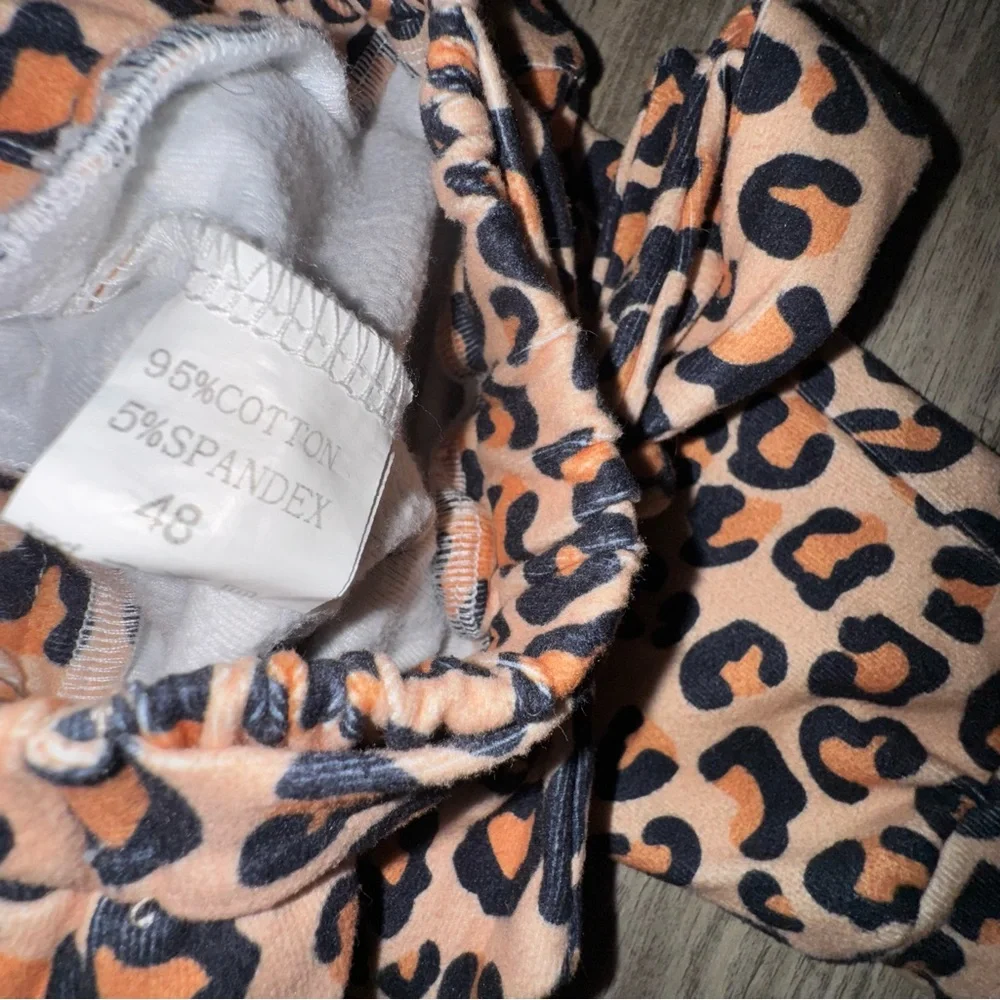 Leopard Print Kids Bottoms - Picture 3 of 7